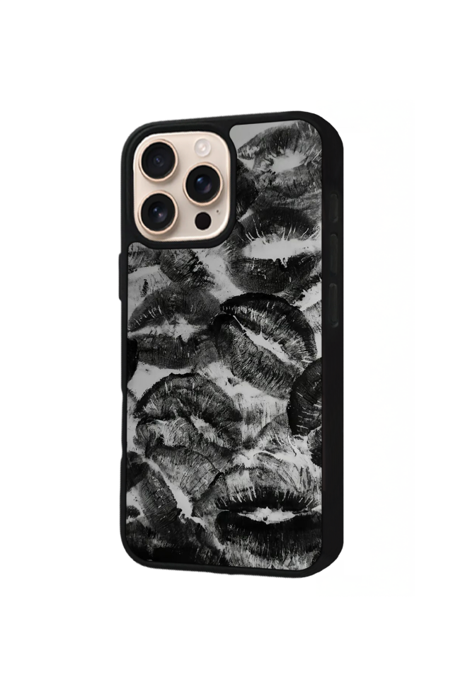 iPhone 16 Pro Uyumlu Dudak Tasarımlı Glossy Premium Kılıf