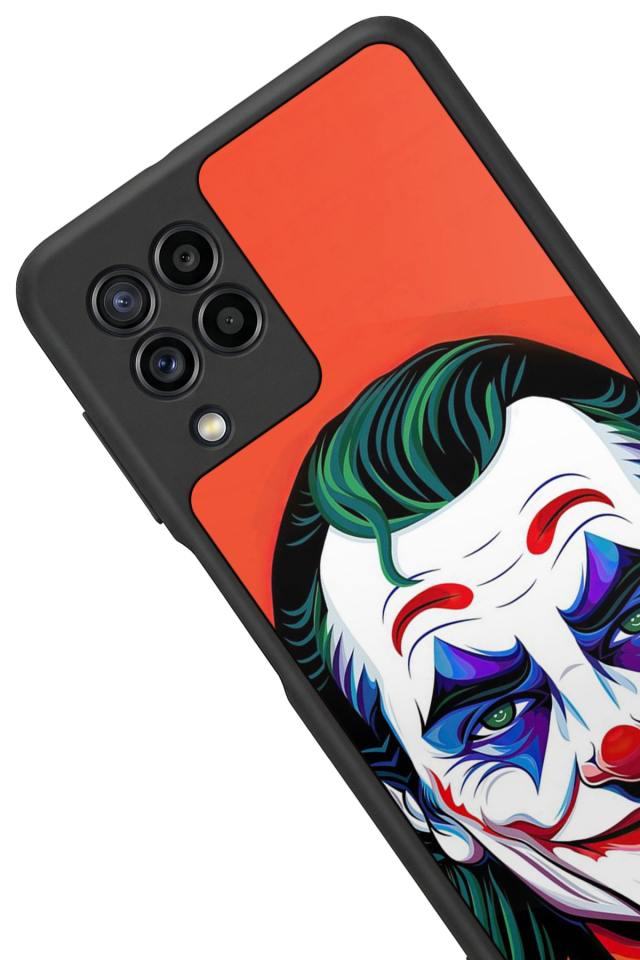 Samsung Galaxy M22 Uyumlu Joker Tasarımlı Glossy Premium Kılıf