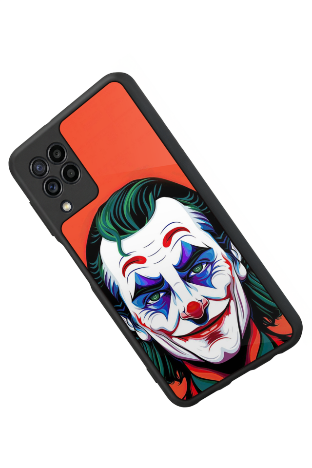 Samsung Galaxy M22 Uyumlu Joker Tasarımlı Glossy Premium Kılıf