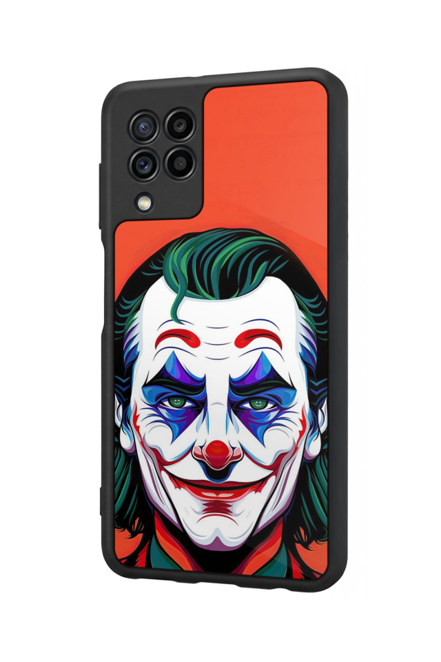 Samsung Galaxy M22 Uyumlu Joker Tasarımlı Glossy Premium Kılıf