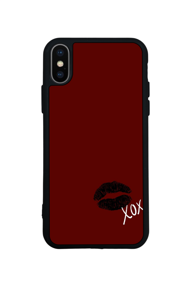 iPhone XS Max Uyumlu Kalp Love Tasarımlı Glossy Premium Kılıf
