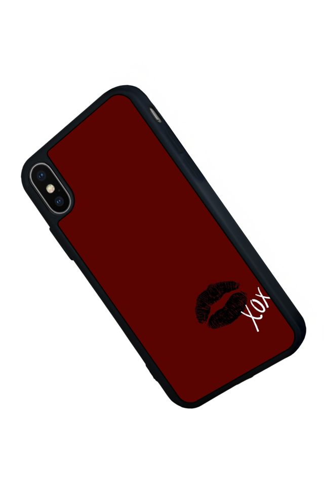 iPhone XS Max Uyumlu Kalp Love Tasarımlı Glossy Premium Kılıf
