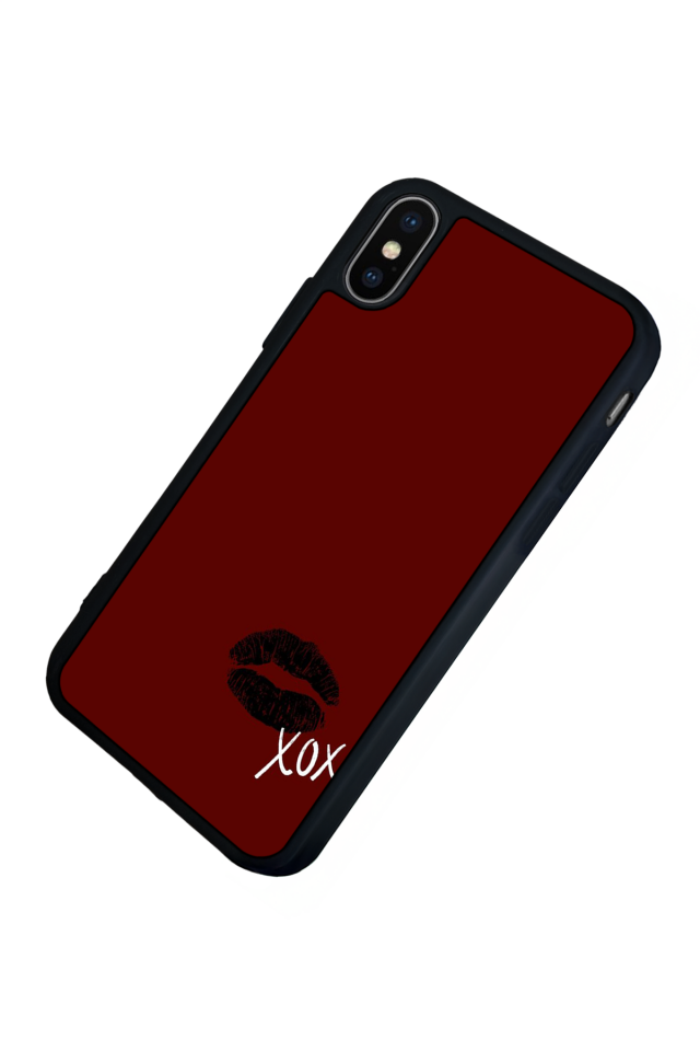 iPhone XS Max Uyumlu Kalp Love Tasarımlı Glossy Premium Kılıf