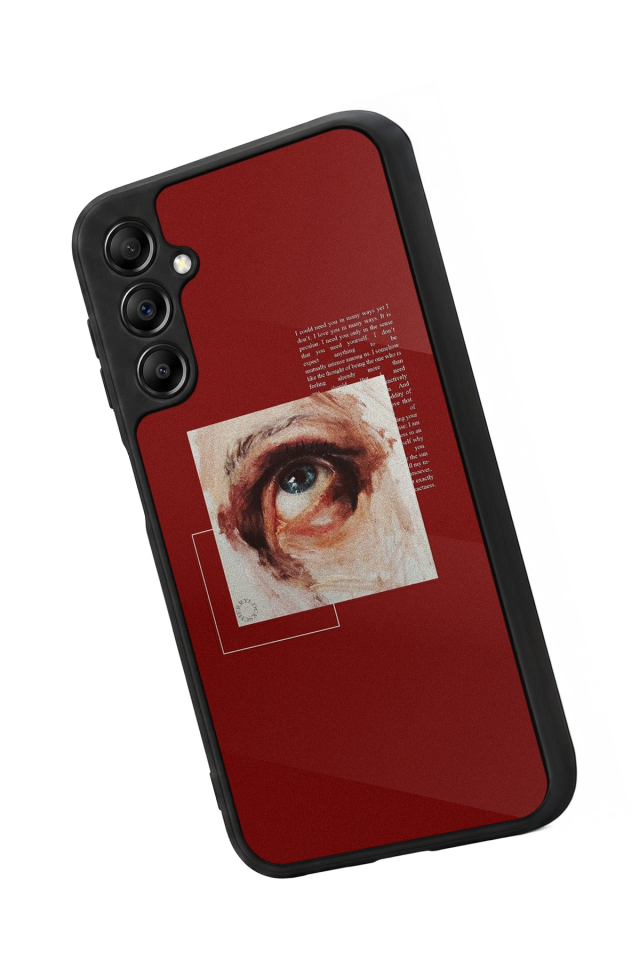 Samsung Galaxy A14 Uyumlu Kirmizi Tasarımlı Glossy Premium Kılıf