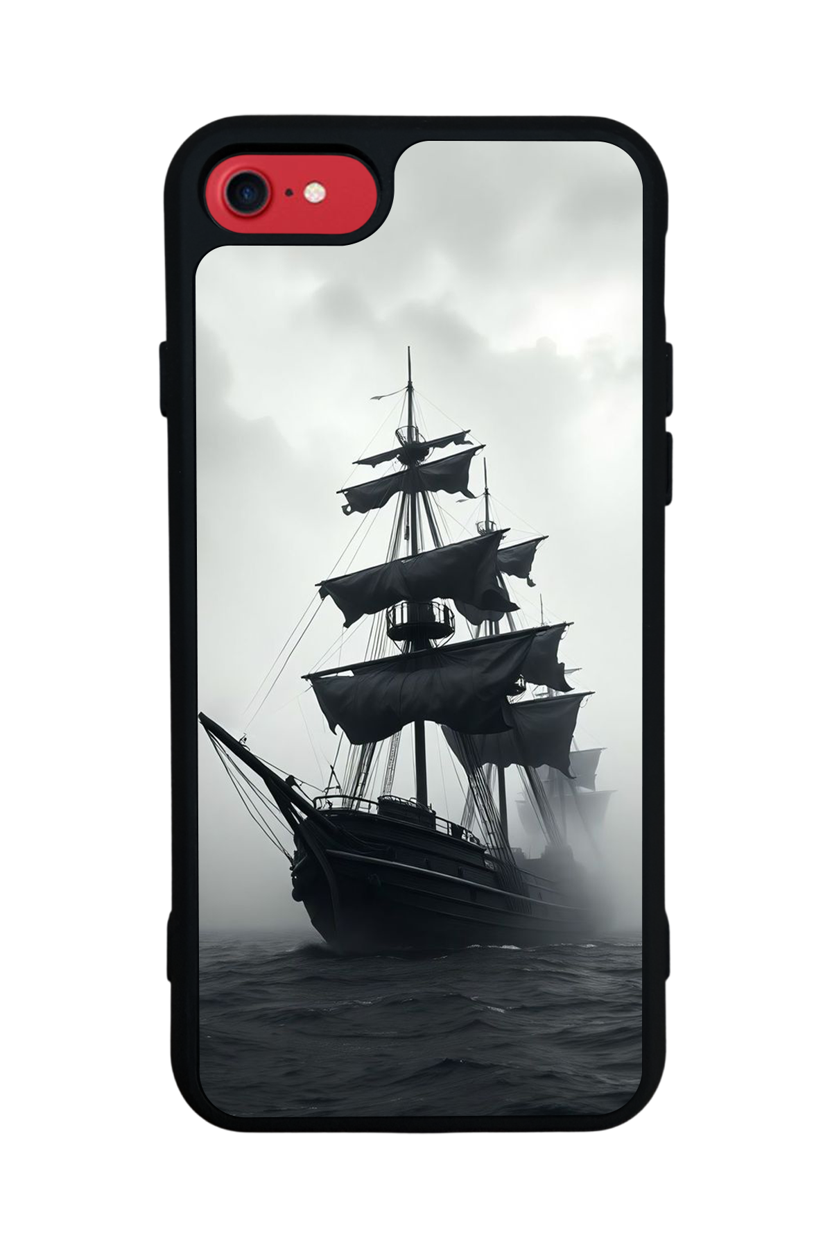 iPhone SE Uyumlu Korsan Tasarımlı Glossy Premium Kılıf