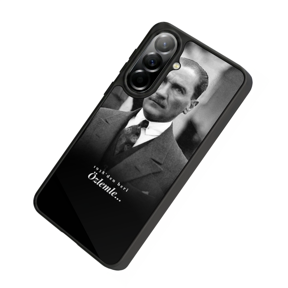 Samsung Galaxy A37 Uyumlu Mustafa Kemal Ataturk Tasarımlı Glossy Premium Kılıf