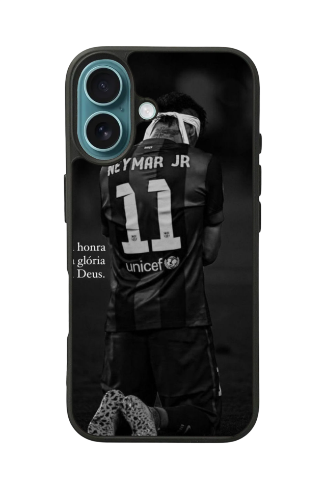 iPhone 16 Plus Uyumlu Neymar Tasarımlı Glossy Premium Kılıf