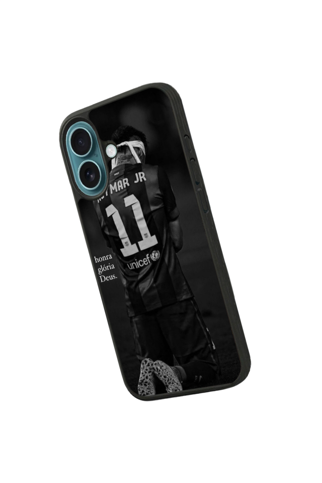 iPhone 16 Plus Uyumlu Neymar Tasarımlı Glossy Premium Kılıf