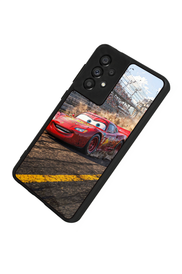Samsung Galaxy A73 Uyumlu Şimsek McQueen Tasarımlı Glossy Premium Kılıf