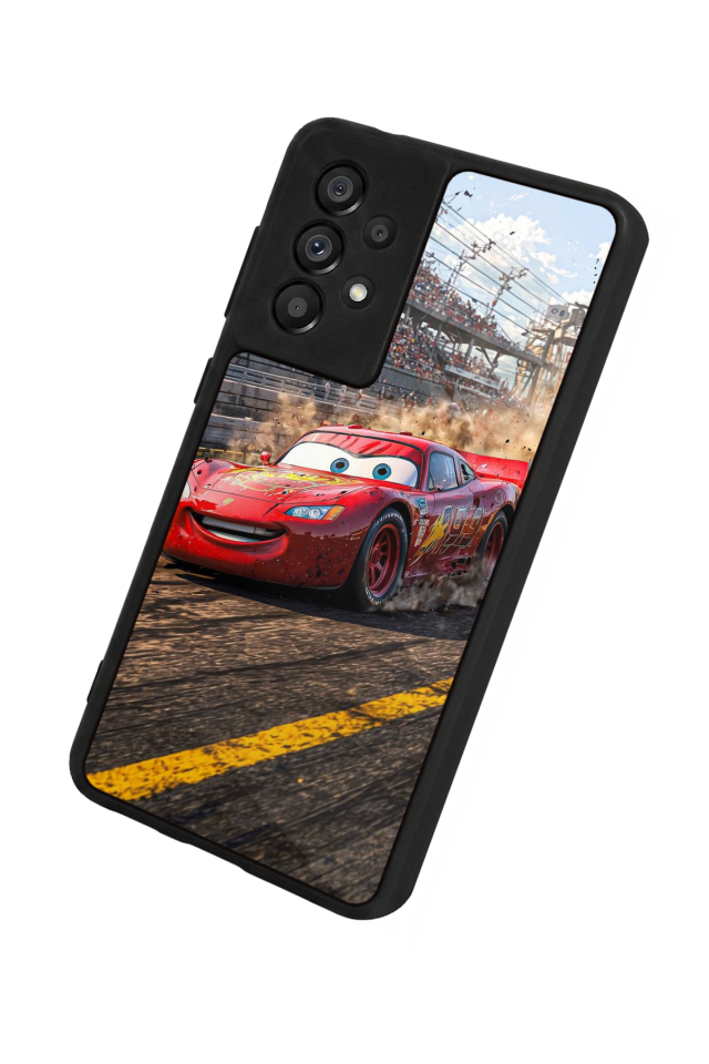 Samsung Galaxy A73 Uyumlu Şimsek McQueen Tasarımlı Glossy Premium Kılıf