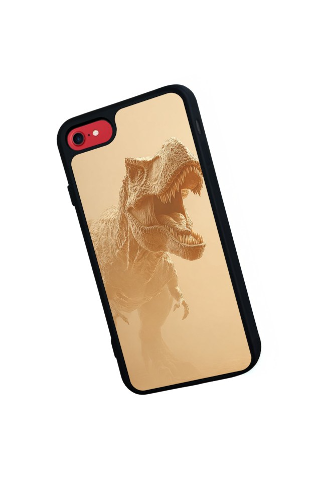 iPhone 8 Uyumlu Dinazor Tasarımlı Glossy Premium Kılıf