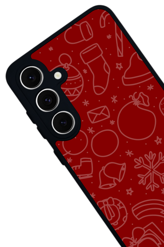 Samsung Galaxy A16 Uyumlu Yilbasi Christmas Tasarımlı Glossy Premium Kılıf