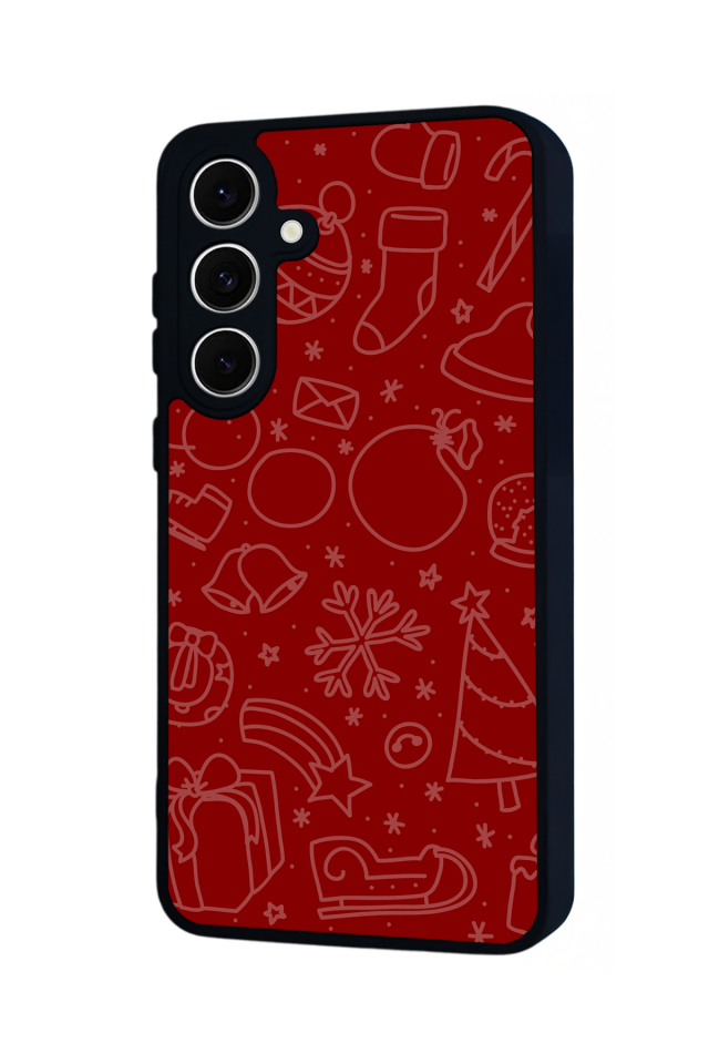 Samsung Galaxy A16 Uyumlu Yilbasi Christmas Tasarımlı Glossy Premium Kılıf