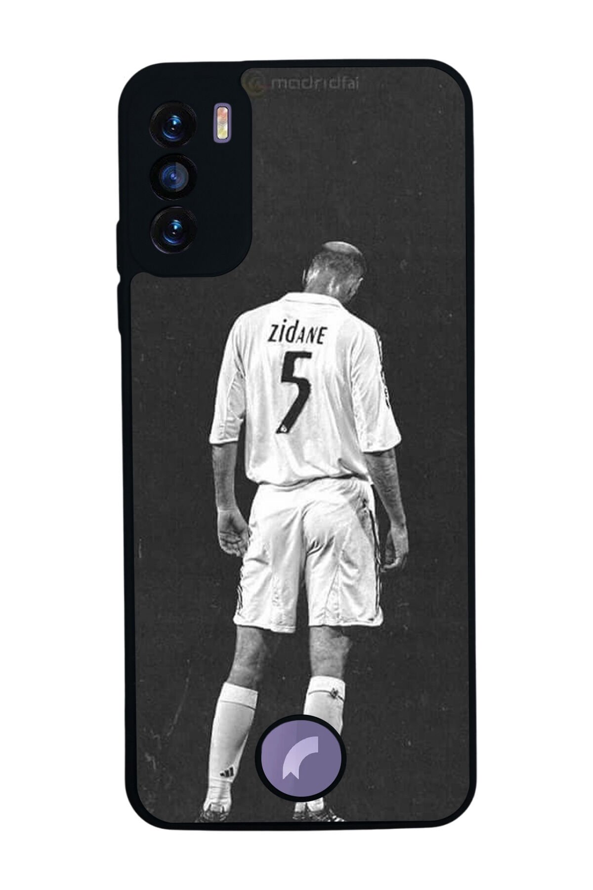 Reeder S19 Max Pro S Uyumlu Zidane Tasarımlı Glossy Premium Kılıf