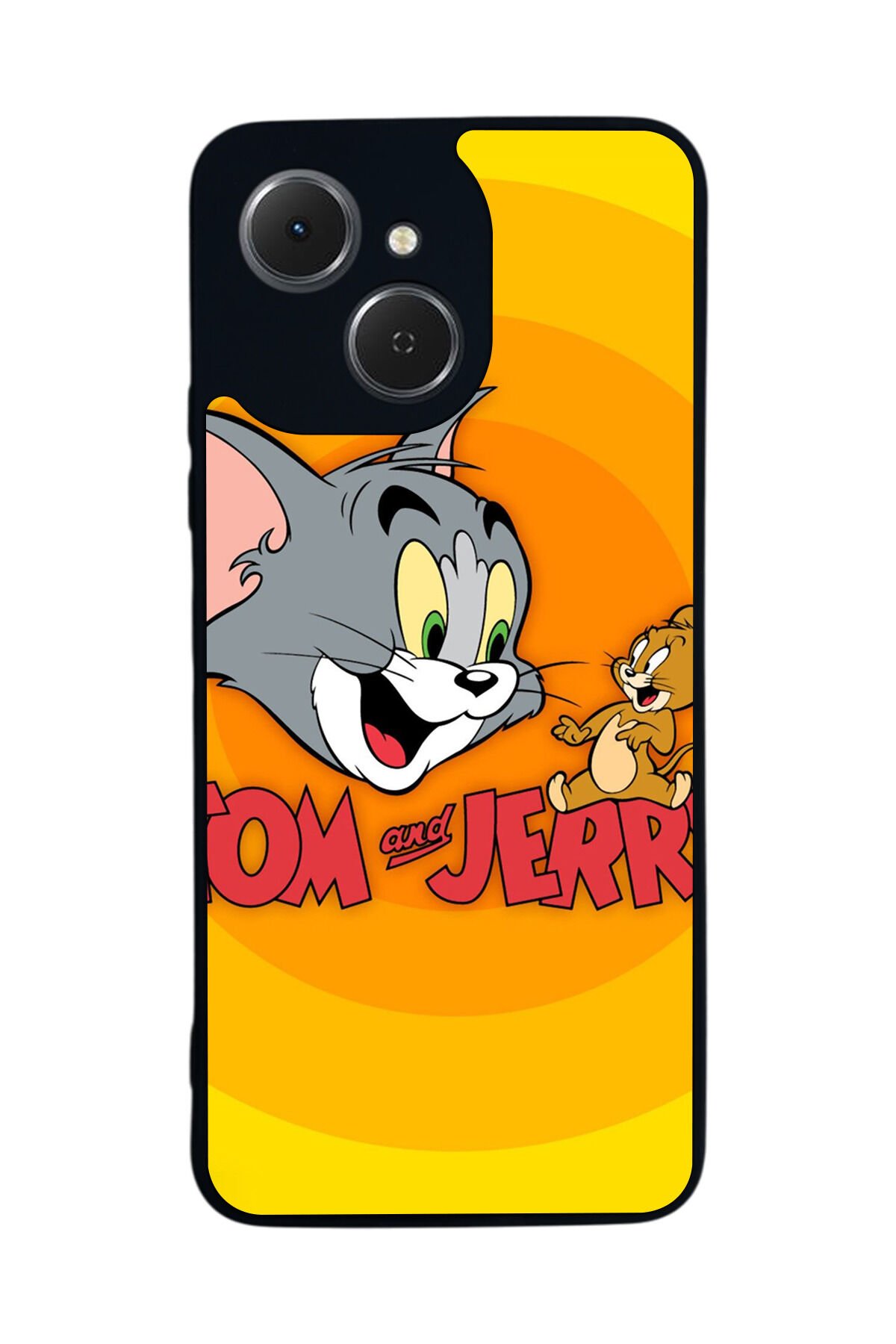 Tecno Spark 40C Uyumlu Tom And Jerry Tasarımlı Glossy Premium Kılıf