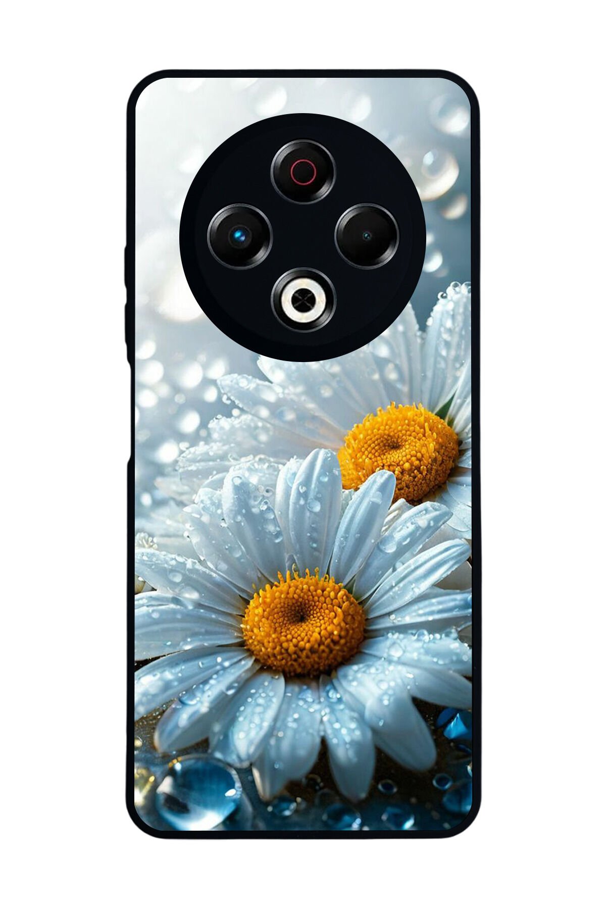 Tecno Spark 30 Uyumlu Cicek Tasarımlı Glossy Premium Kılıf