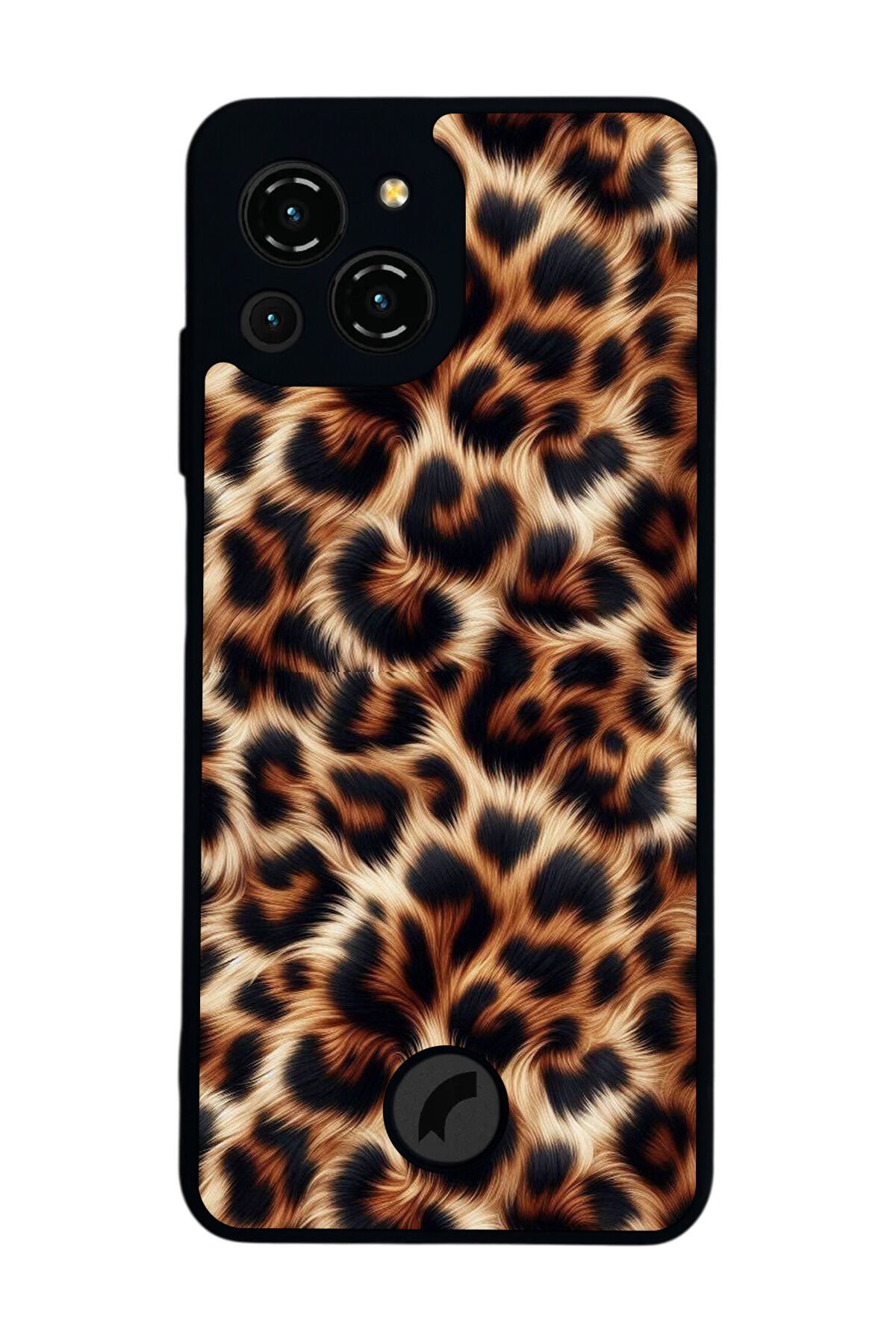 Reeder S23 Pro Max Uyumlu Leopar Tasarımlı Glossy Premium Kılıf