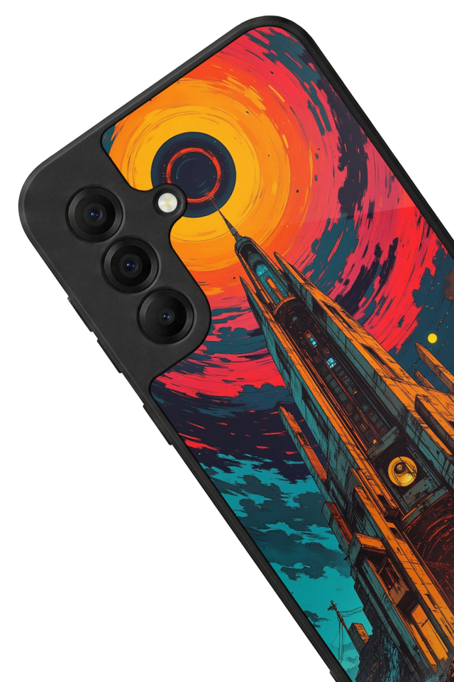 Samsung Galaxy A17 Uyumlu Abstract Tasarımlı Glossy Premium Kılıf