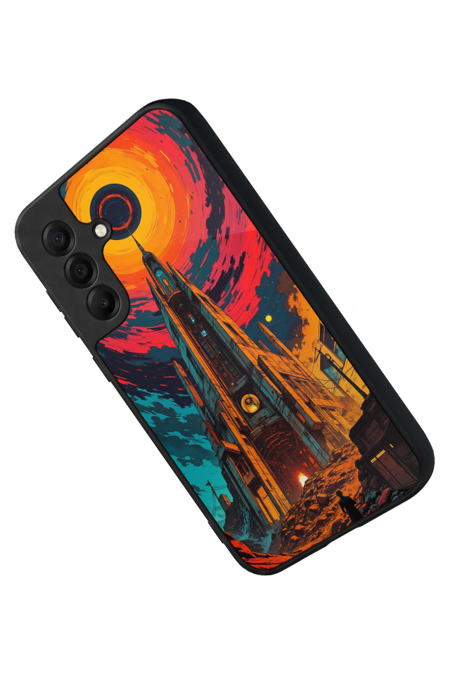 Samsung Galaxy A17 Uyumlu Abstract Tasarımlı Glossy Premium Kılıf