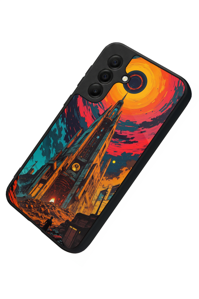 Samsung Galaxy A17 Uyumlu Abstract Tasarımlı Glossy Premium Kılıf