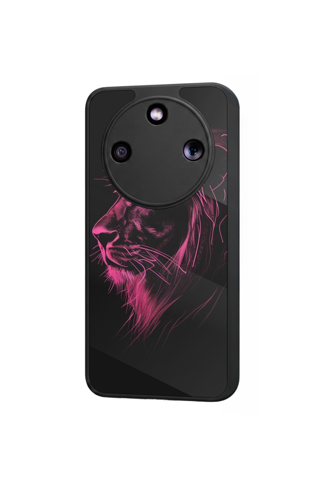 Honor Magic 8 Lite Uyumlu Aslan Tasarımlı Glossy Premium Kılıf