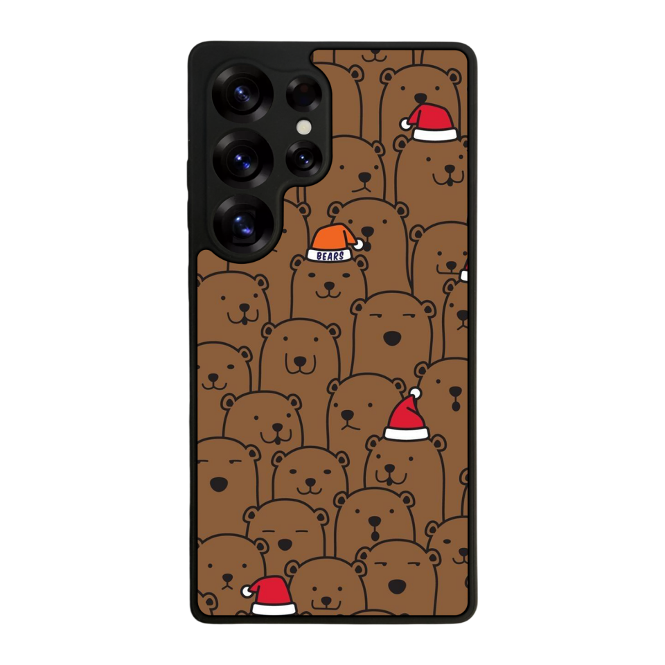 Samsung Galaxy S25 Ultra Uyumlu Ayı Tasarımlı Glossy Premium Kılıf
