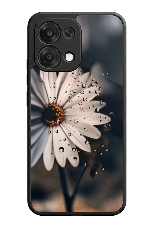 Oppo A6 Pro Uyumlu Cicek Tasarımlı Glossy Premium Kılıf