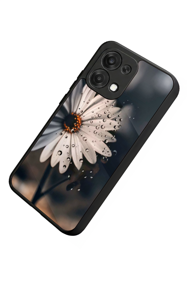 Oppo A6 Pro Uyumlu Cicek Tasarımlı Glossy Premium Kılıf