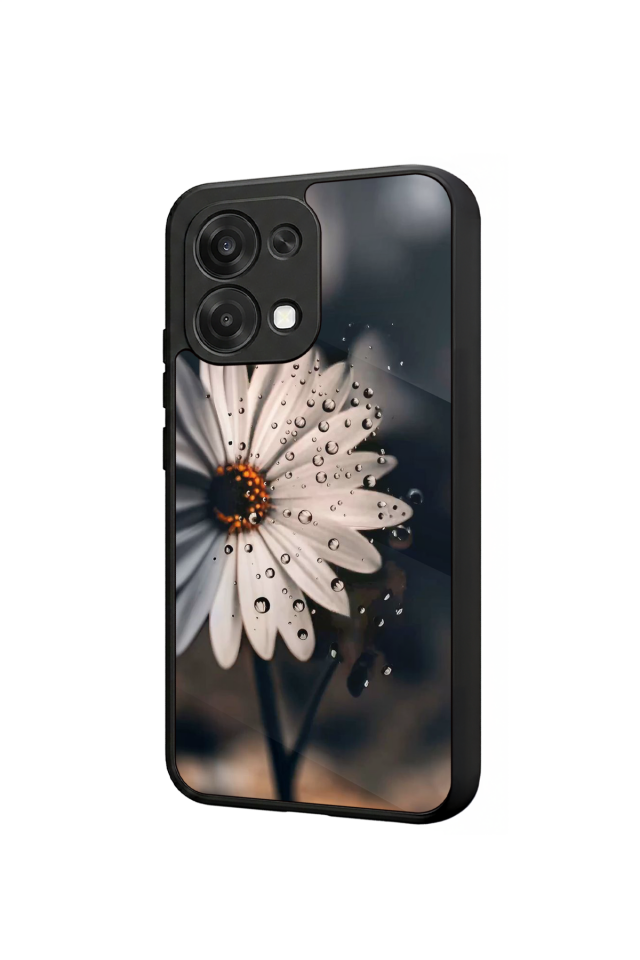 Oppo A6 Pro Uyumlu Cicek Tasarımlı Glossy Premium Kılıf