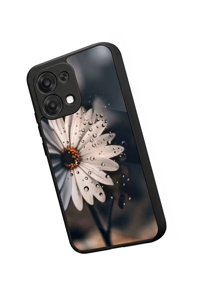 Oppo A6 Pro Uyumlu Cicek Tasarımlı Glossy Premium Kılıf