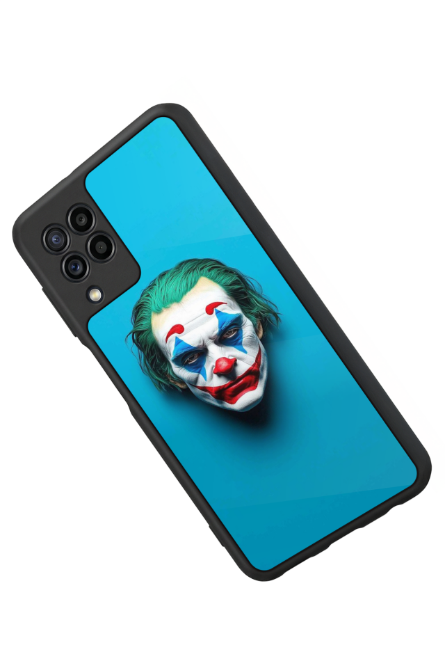 Samsung Galaxy M22 Uyumlu Joker Tasarımlı Glossy Premium Kılıf