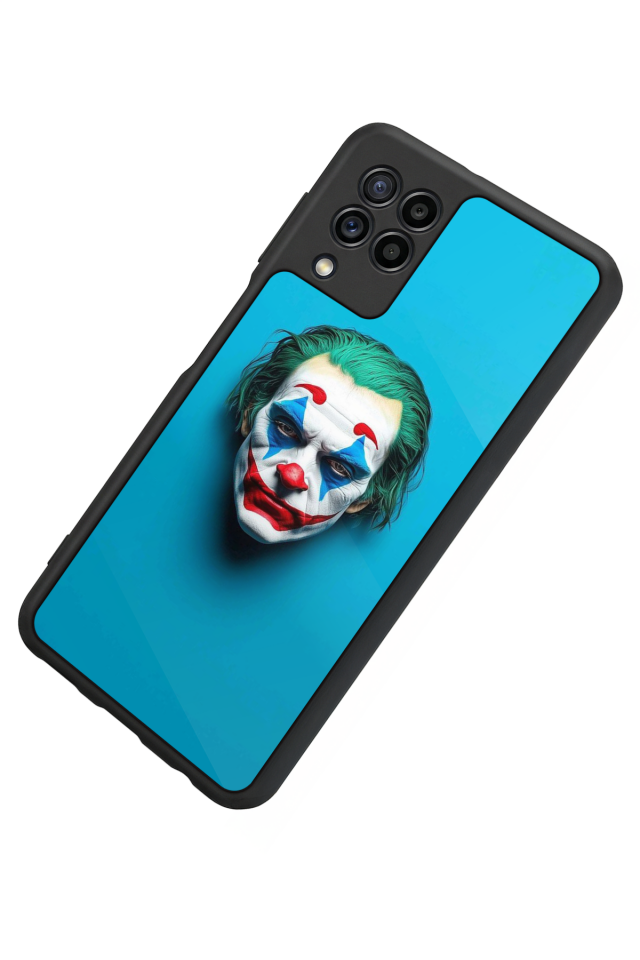 Samsung Galaxy M22 Uyumlu Joker Tasarımlı Glossy Premium Kılıf