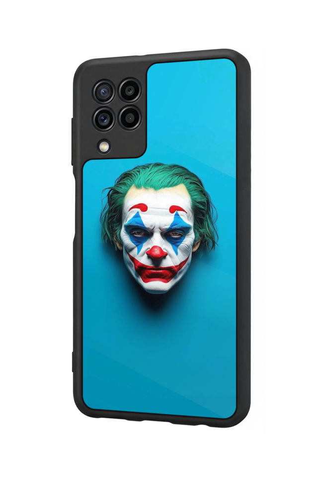 Samsung Galaxy M22 Uyumlu Joker Tasarımlı Glossy Premium Kılıf