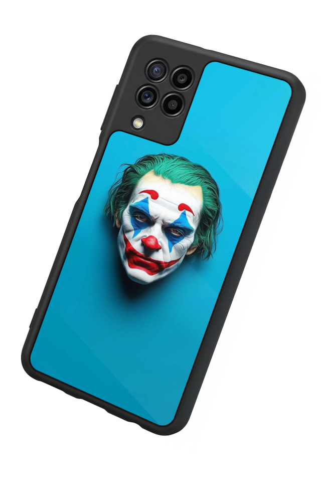 Samsung Galaxy M22 Uyumlu Joker Tasarımlı Glossy Premium Kılıf