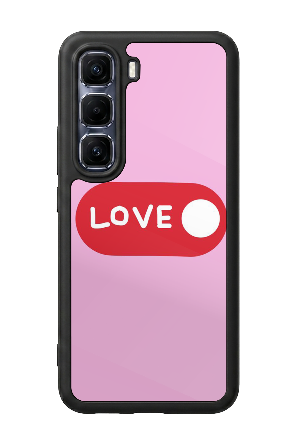 Infinix Hot 60 Pro Plus Uyumlu Kalp Love Tasarımlı Glossy Premium Kılıf