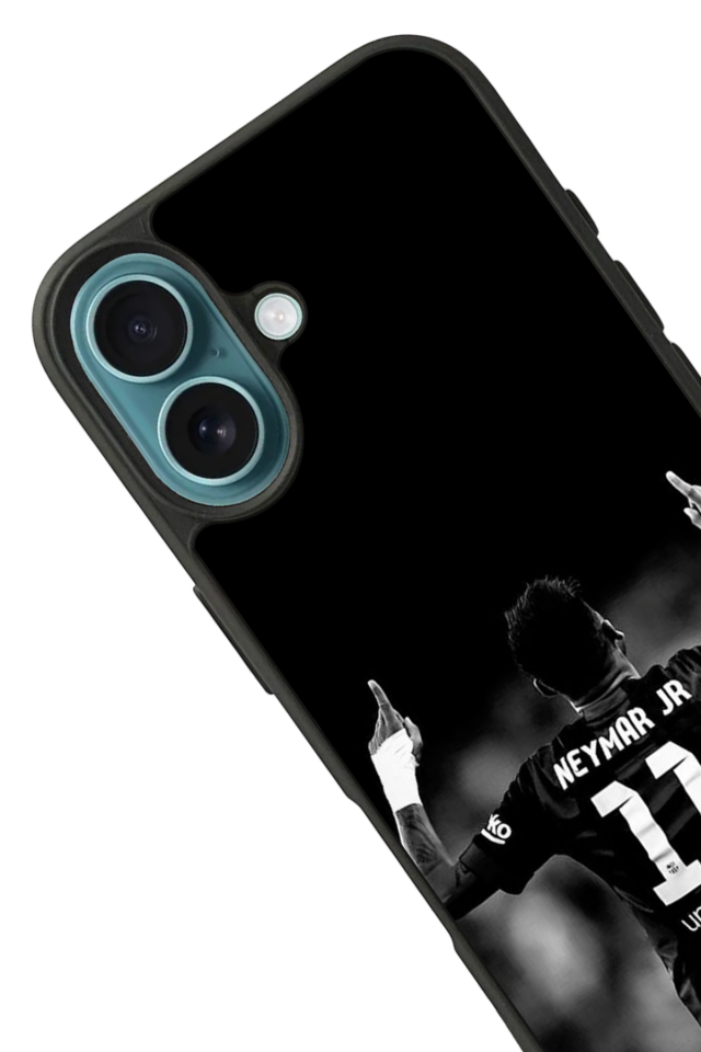 iPhone 16 Plus Uyumlu Neymar Tasarımlı Glossy Premium Kılıf
