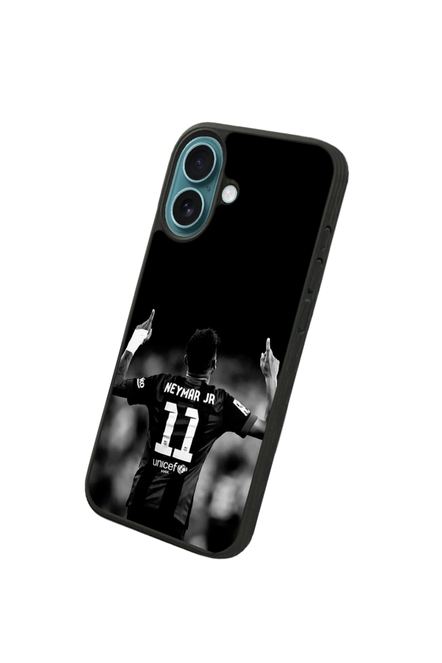 iPhone 16 Plus Uyumlu Neymar Tasarımlı Glossy Premium Kılıf