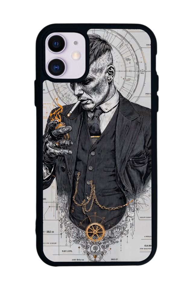 iPhone 11 Uyumlu Peaky Blinders Tasarımlı Glossy Premium Kılıf
