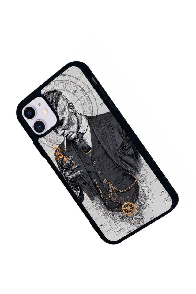 iPhone 11 Uyumlu Peaky Blinders Tasarımlı Glossy Premium Kılıf
