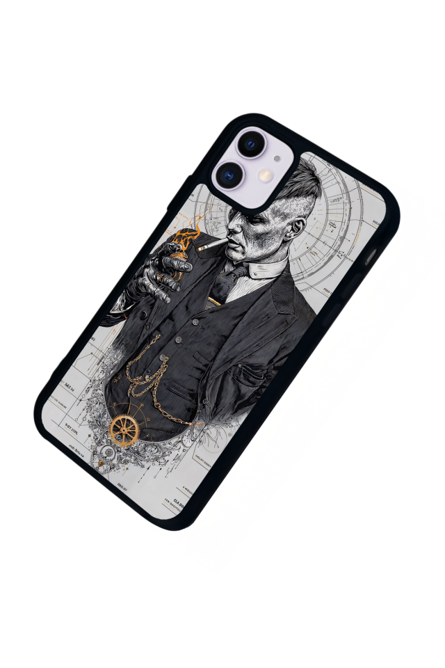 iPhone 11 Uyumlu Peaky Blinders Tasarımlı Glossy Premium Kılıf