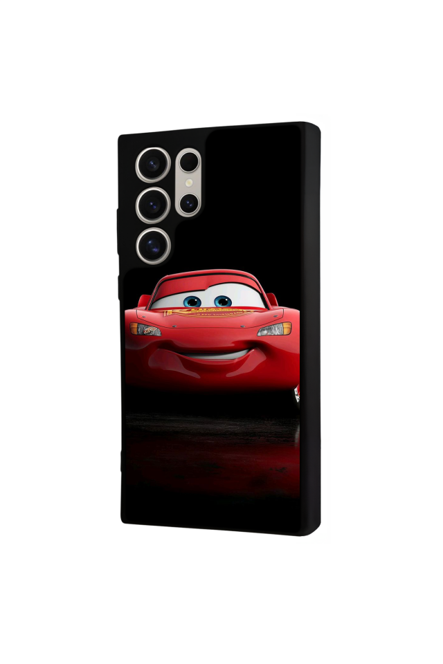 Samsung Galaxy S22 Ultra Uyumlu Şimsek McQueen Tasarımlı Glossy Premium Kılıf