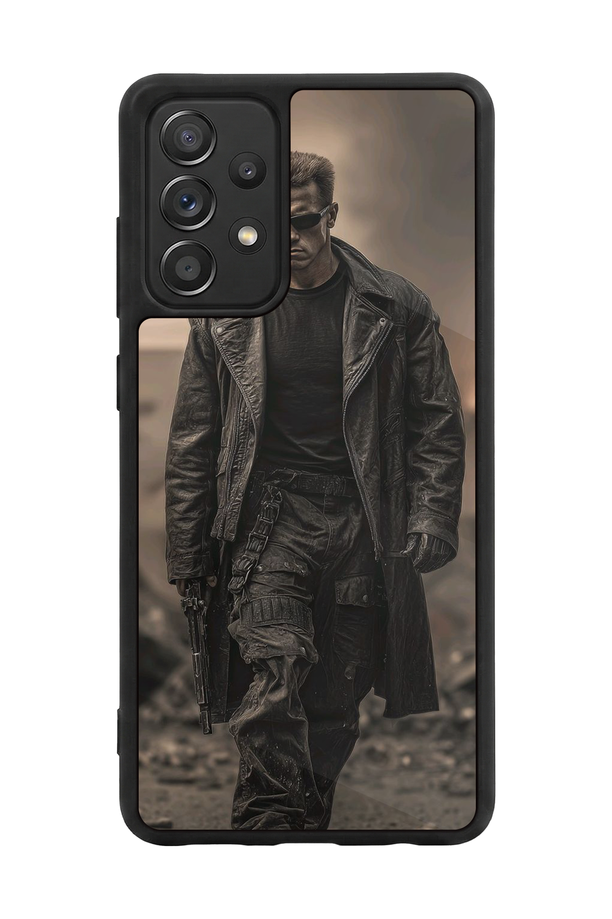 Samsung Galaxy A72 Uyumlu Terminator Tasarımlı Glossy Premium Kılıf