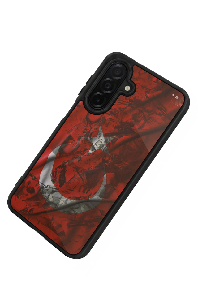 Samsung Galaxy A56 Uyumlu Türk Bayragi Tasarımlı Glossy Premium Kılıf