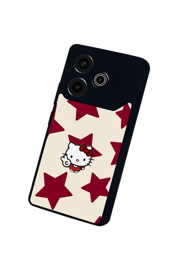 Tecno Pova 6 Uyumlu HelloKitty Tasarımlı Glossy Premium Kılıf