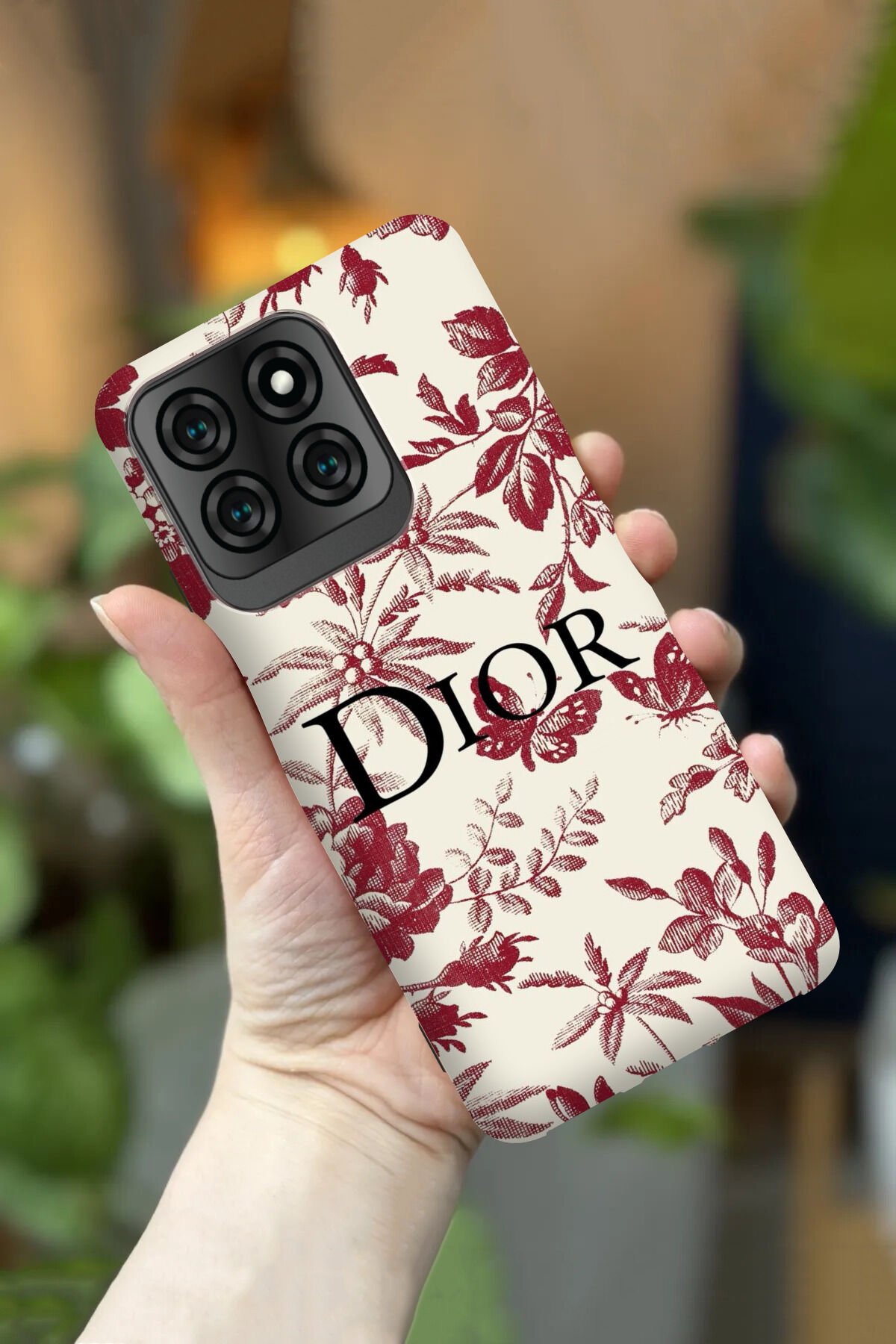 Reeder S71 Uyumlu Kamera Korumalı Kırmızı Logo Desenli HD Baskılı Silikon Kılıf