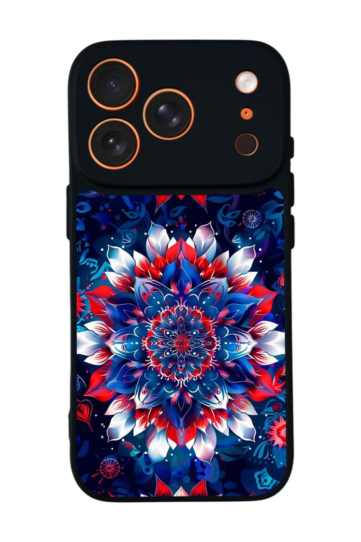 iPhone 17 Pro Uyumlu Mandala Tasarımlı Glossy Premium Kılıf