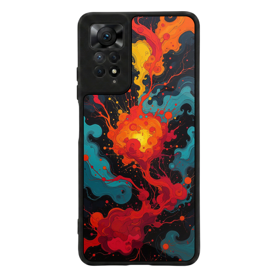 Xiaomi Redmi Note 11 Pro Uyumlu Abstract Tasarımlı Glossy Premium Kılıf