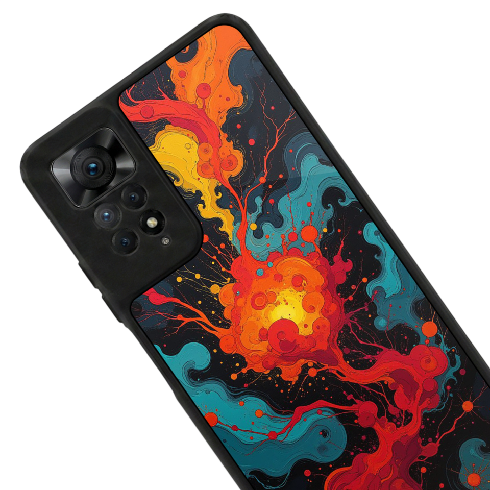 Xiaomi Redmi Note 11 Pro Uyumlu Abstract Tasarımlı Glossy Premium Kılıf