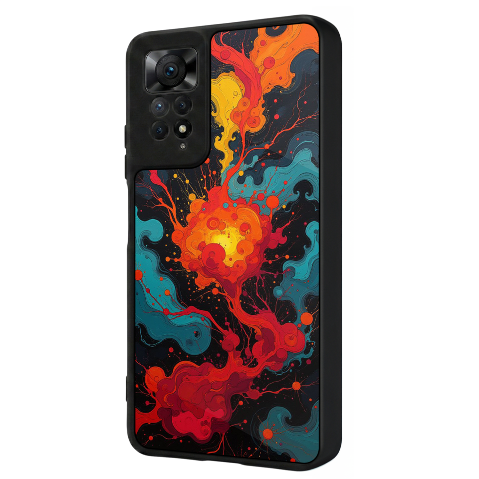 Xiaomi Redmi Note 11 Pro Uyumlu Abstract Tasarımlı Glossy Premium Kılıf