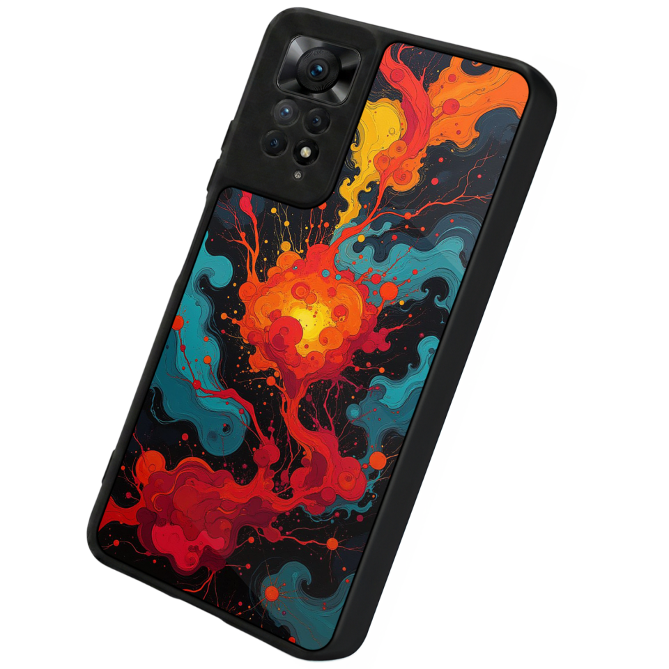Xiaomi Redmi Note 11 Pro Uyumlu Abstract Tasarımlı Glossy Premium Kılıf